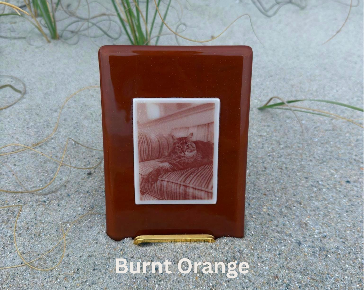 Fused Glass Photo Suncatcher Panel