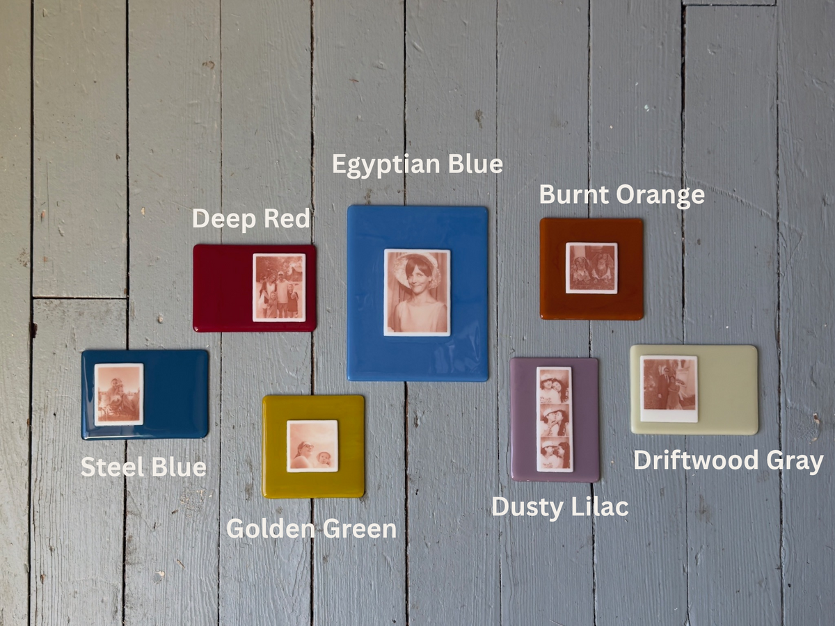 Polaroid Style Customized Glass Photo Panel