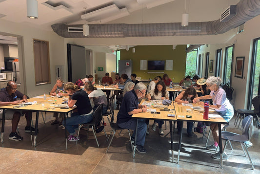 Corporate Team Building Glass Art Workshop – Fused Glass Class