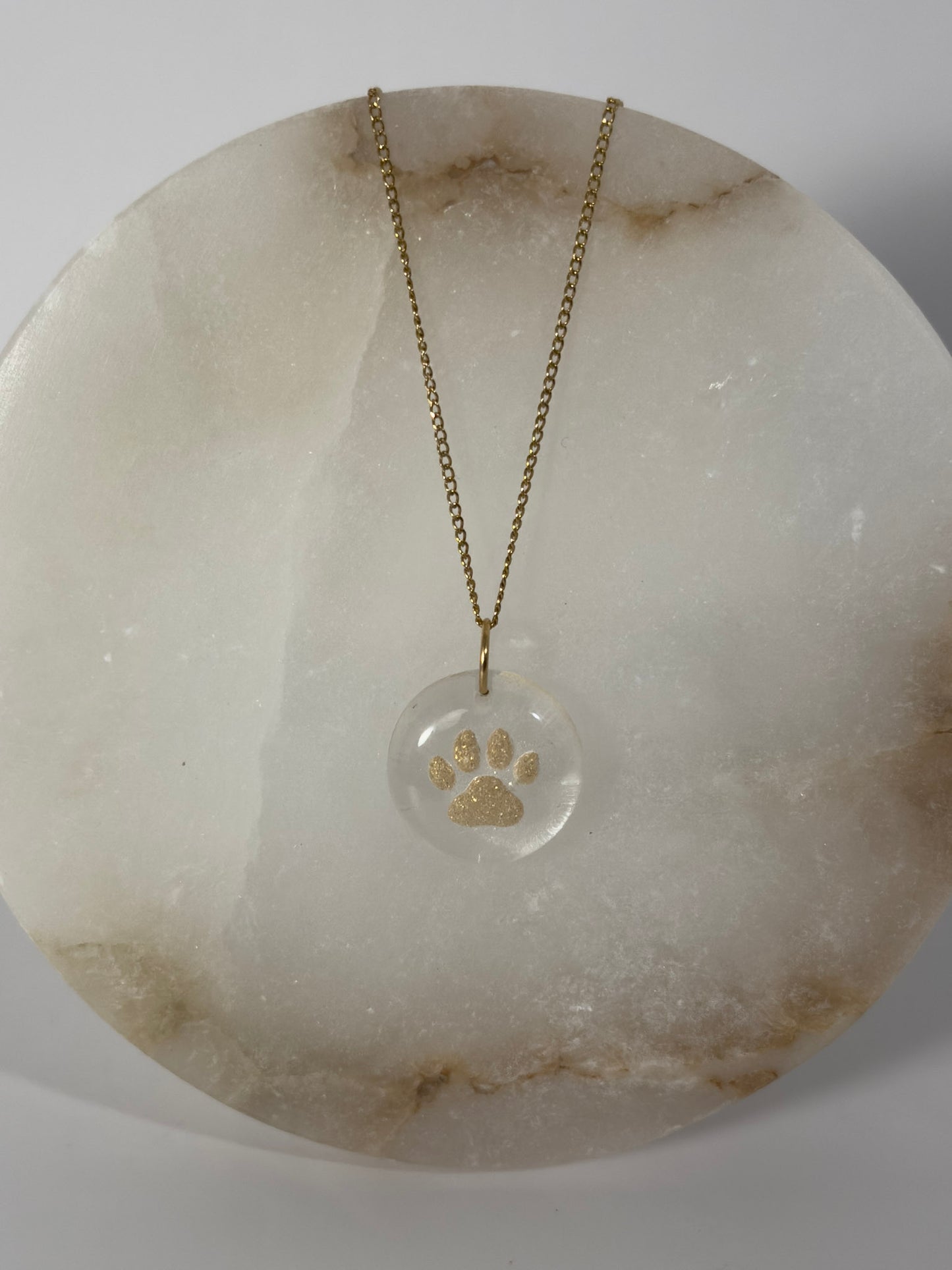 Dog Paw Print Pendant