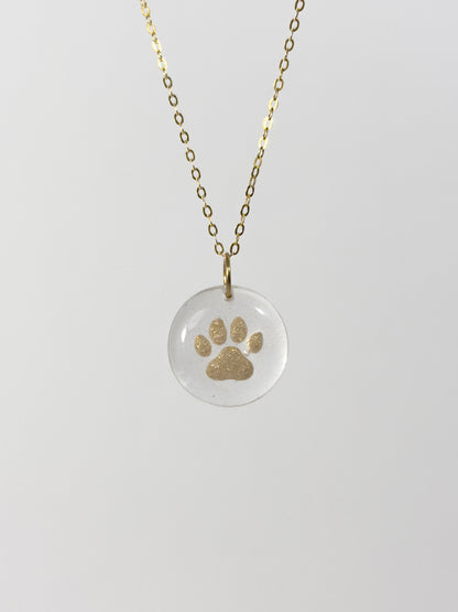 Dog Paw Print Pendant