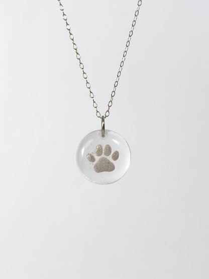 Dog Paw Print Pendant