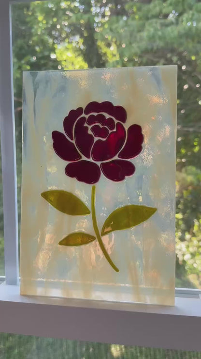 Rose Suncatcher Memorial