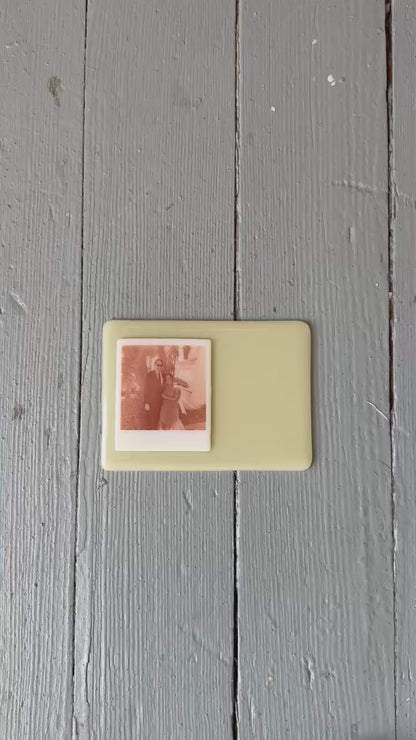 Polaroid Style Customized Glass Photo Panel