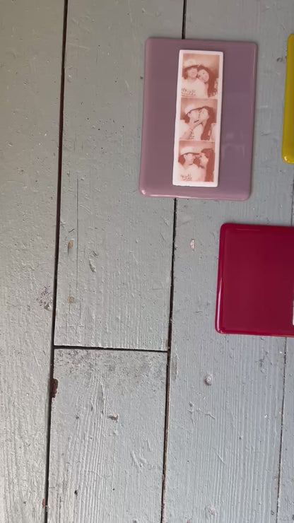 Polaroid Style Customized Glass Photo Panel